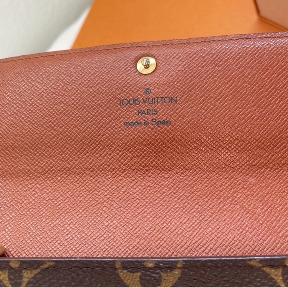 Traded LOUIS VUITTON SARAH MONOGRAM WALLET AUTH & CHAIN LAST CHANCE - Picture 7 of 15